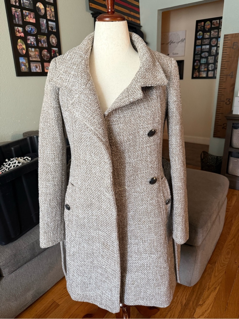 Tahari Belted Coat